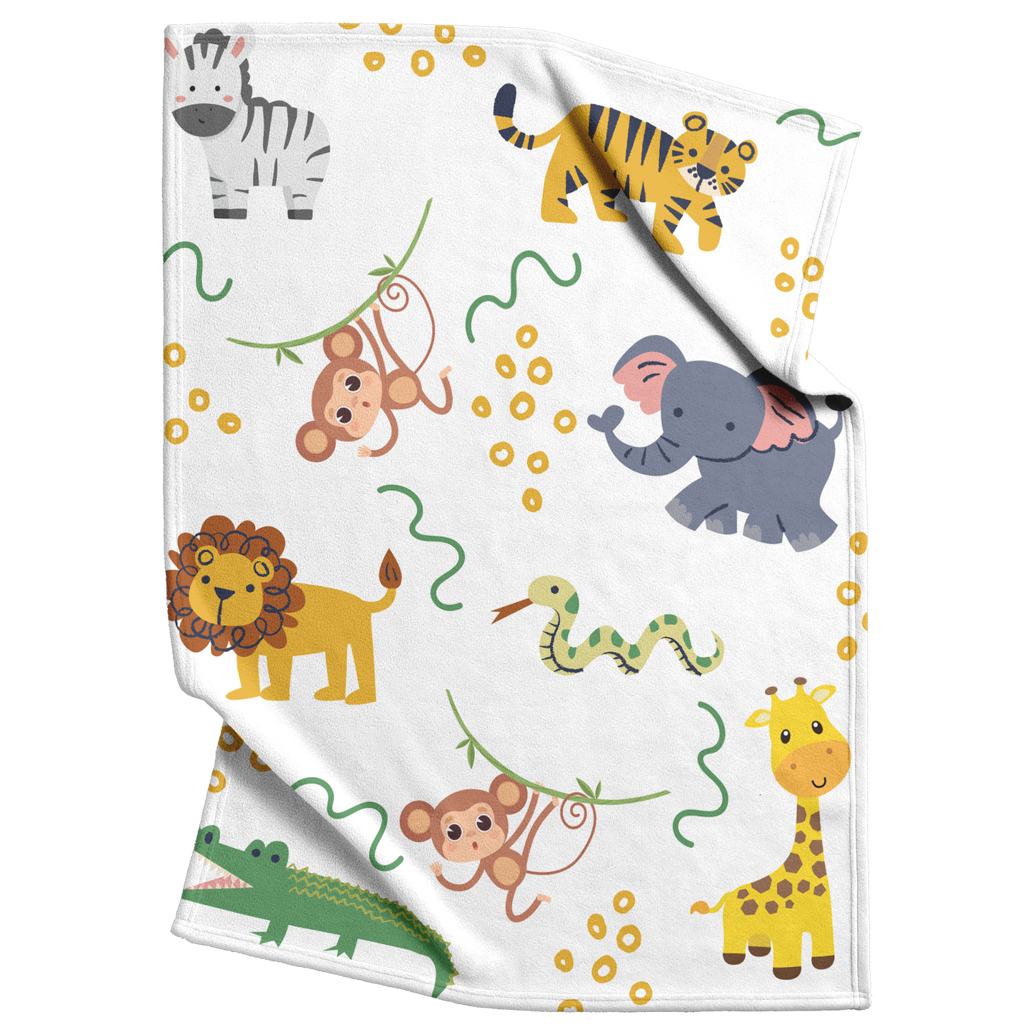 Zoo_Animals_Fleece_Blanket_V_Blanket_Top_Bottom_Folds_Mockup.png