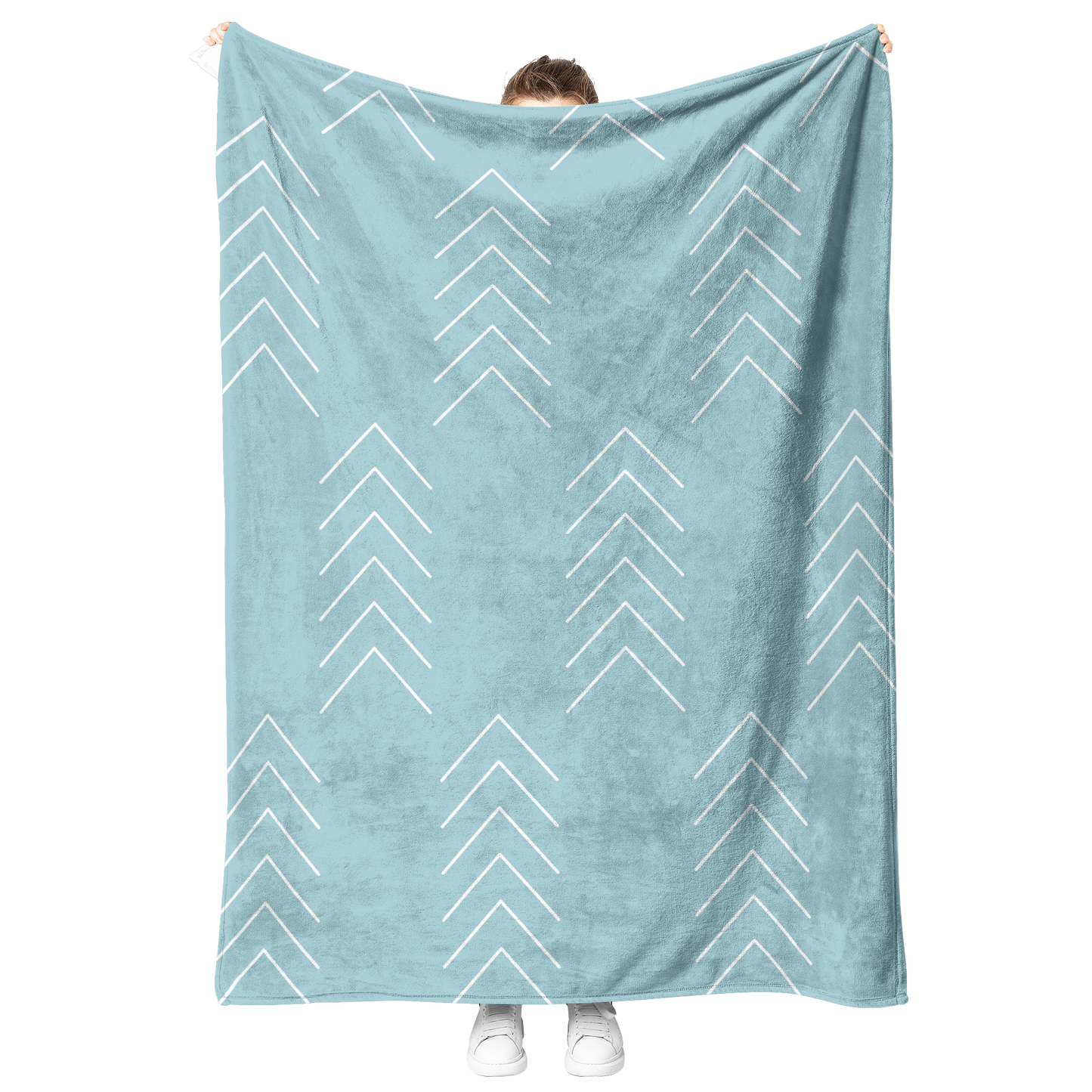 Arrows_Fleece_Blanket_V_Blanket_Model_Mockup.png