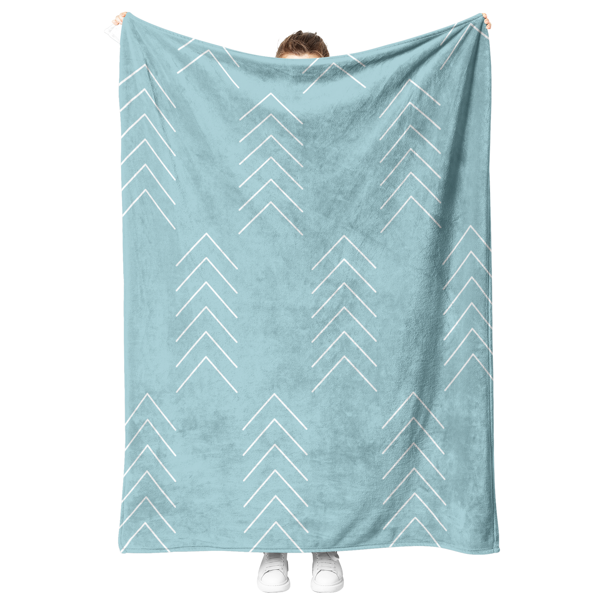 Arrows_Fleece_Blanket_V_Blanket_Model_Mockup.png