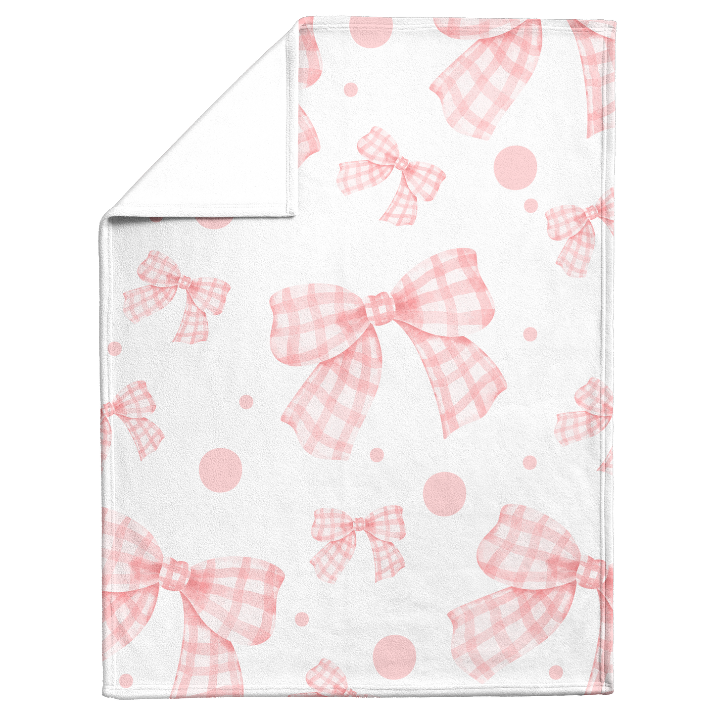 Gingham_Bows_Fleece_Blanket_V_Blanket_Fold_Mockup.png
