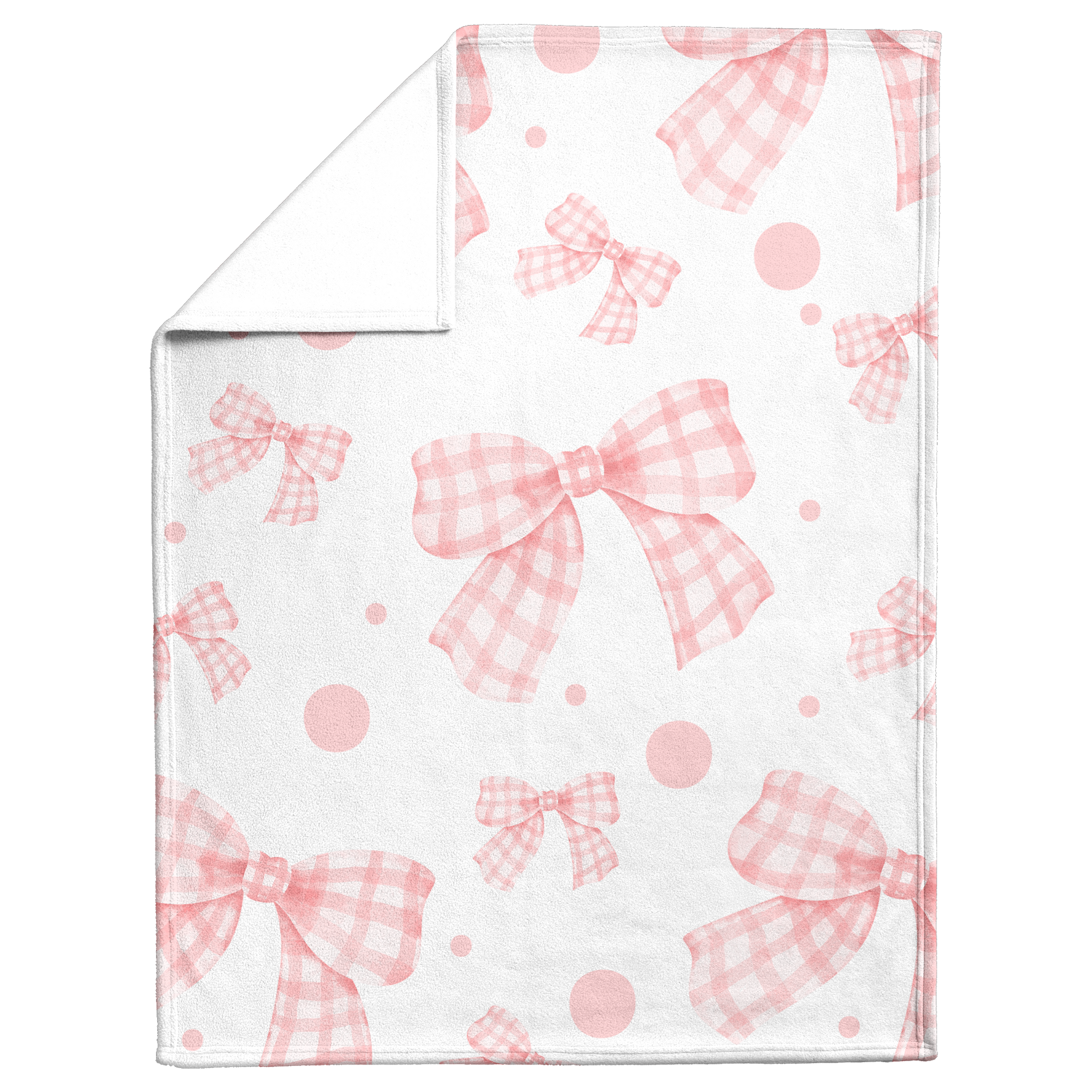 Gingham_Bows_Fleece_Blanket_V_Blanket_Fold_Mockup.png