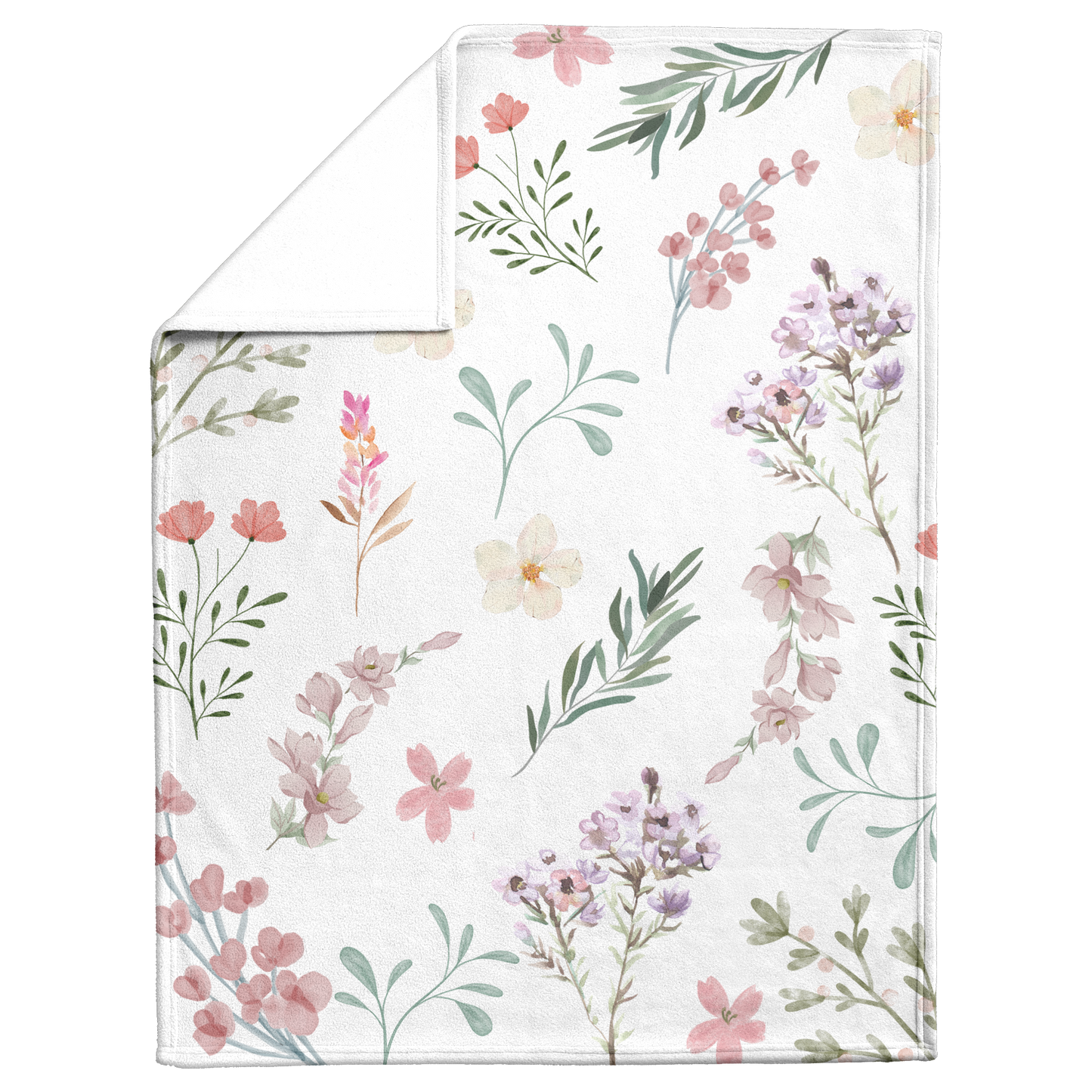 Whimsical_Flowers_Fleece_Blanket_V_Blanket_Fold_Mockup.png