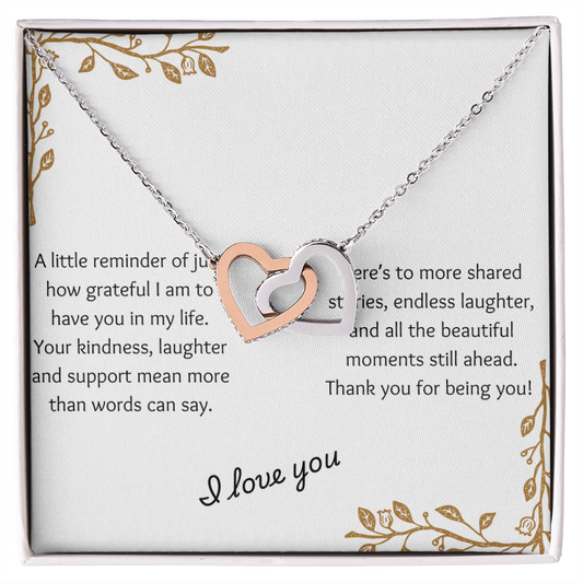 'Intertwining Hearts' Necklace