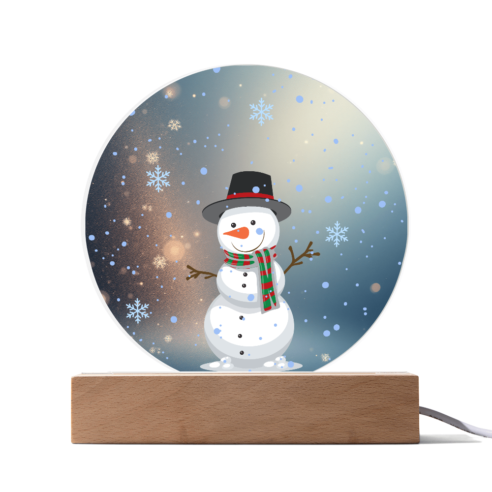 'Snowman Snow globe' Night Light