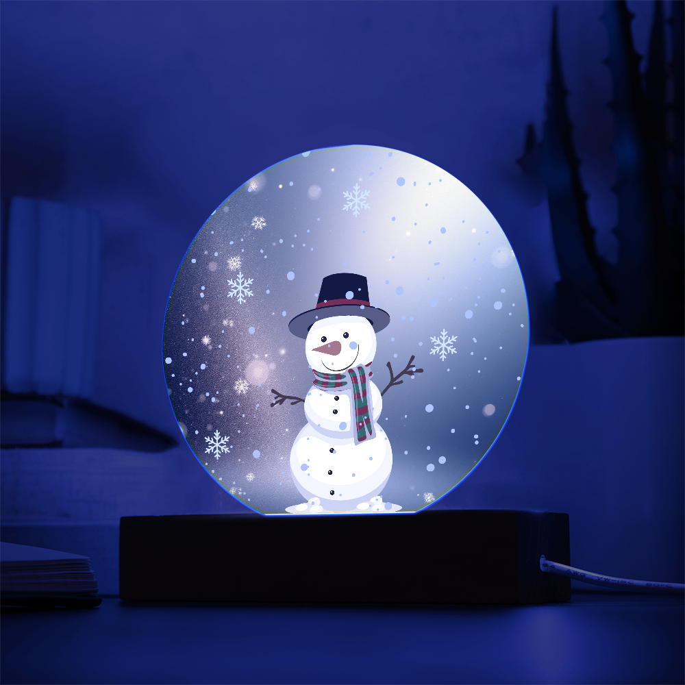 'Snowman Snow globe' Night Light