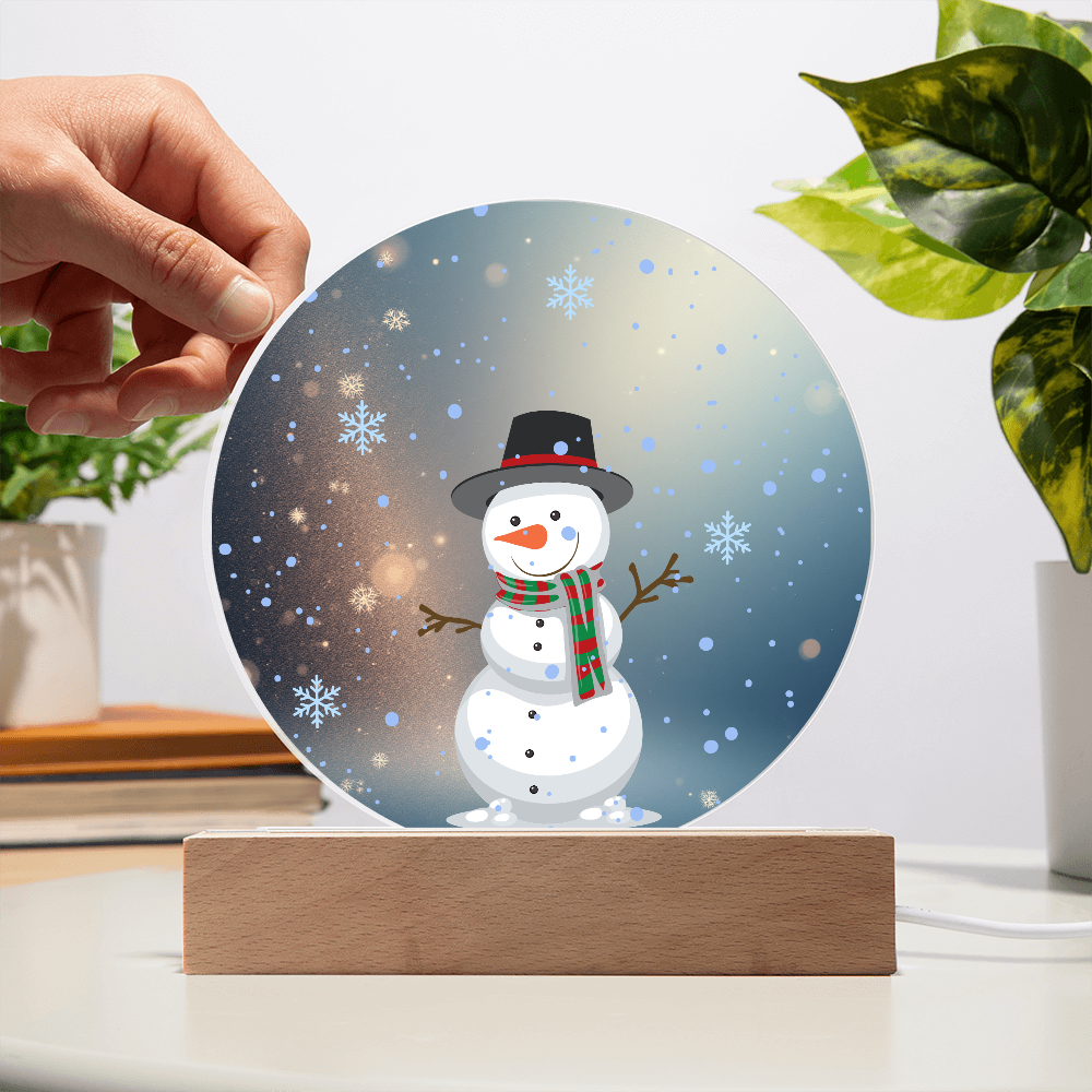 'Snowman Snow globe' Night Light