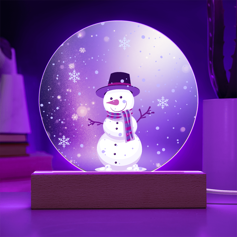 'Snowman Snow globe' Night Light