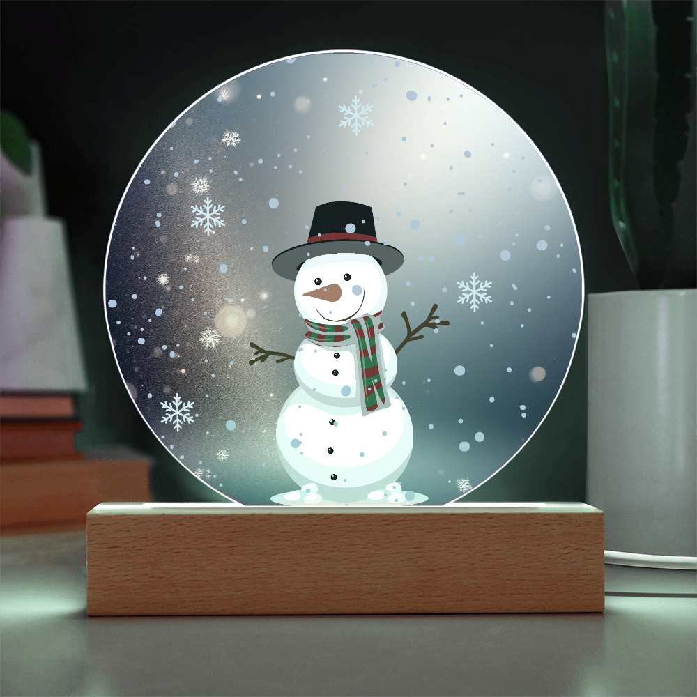 'Snowman Snow globe' Night Light