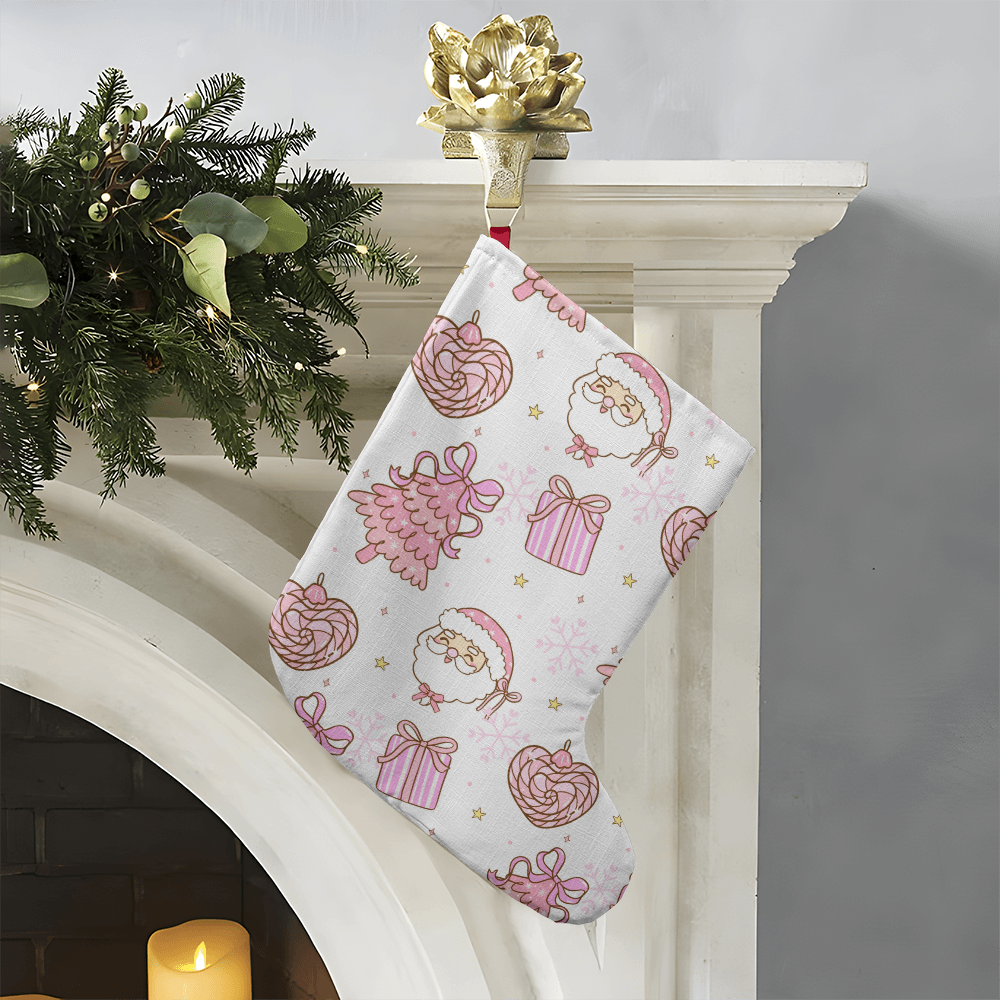 'Pink Christmas'- Stocking