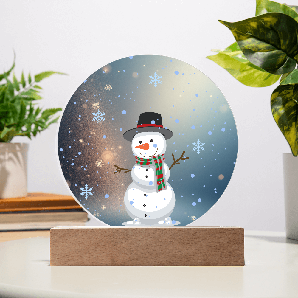 'Snowman Snow globe' Night Light