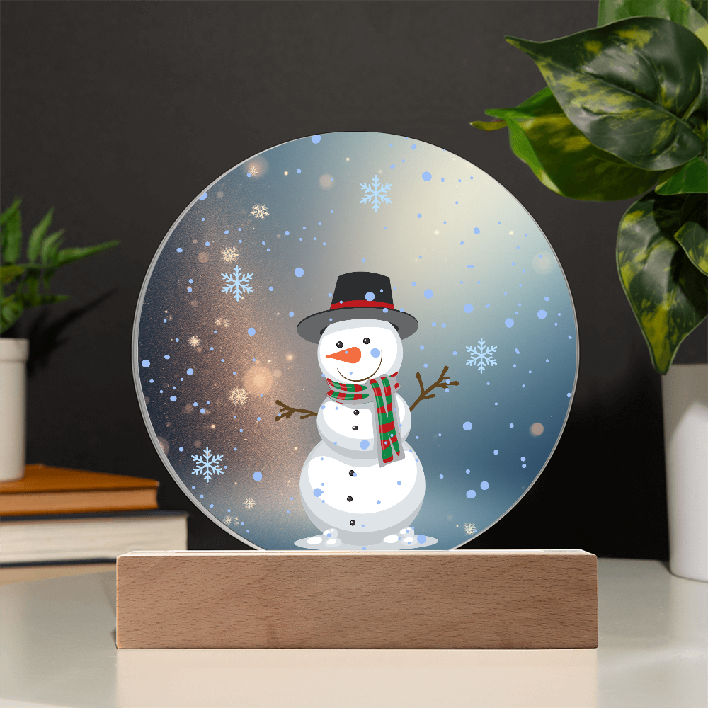 'Snowman Snow globe' Night Light