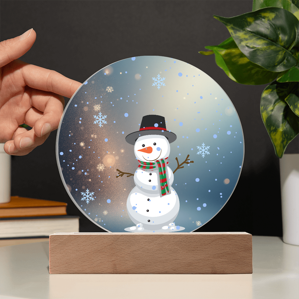 'Snowman Snow globe' Night Light