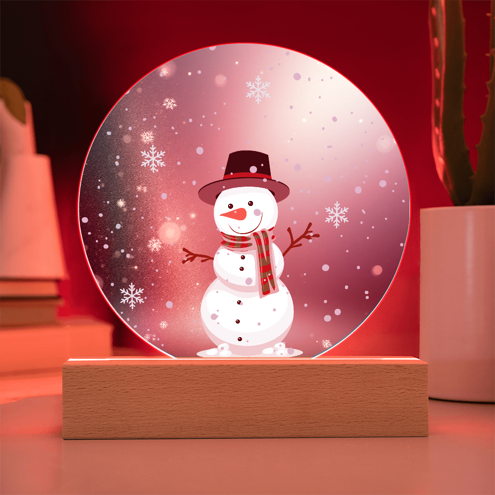 'Snowman Snow globe' Night Light