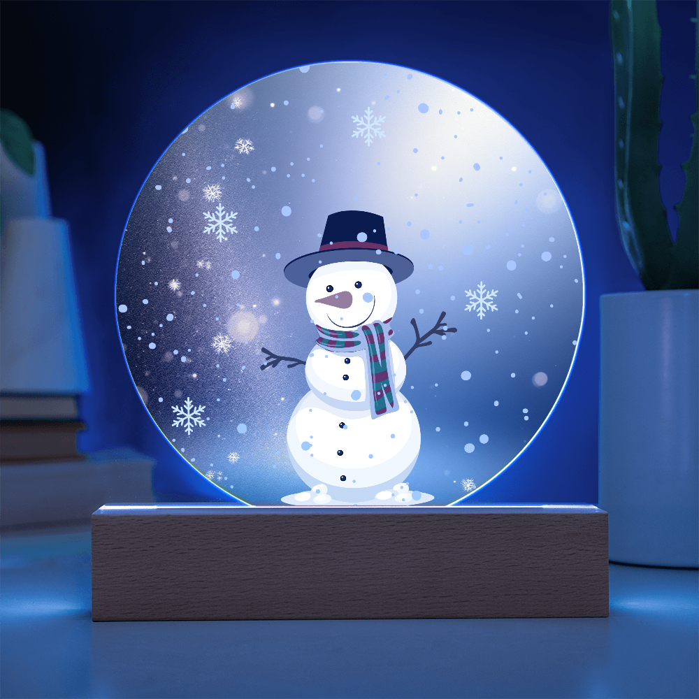 'Snowman Snow globe' Night Light
