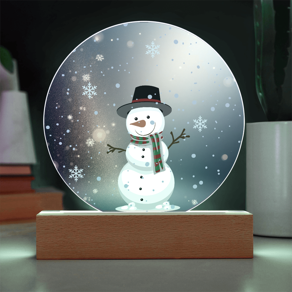 'Snowman Snow globe' Night Light