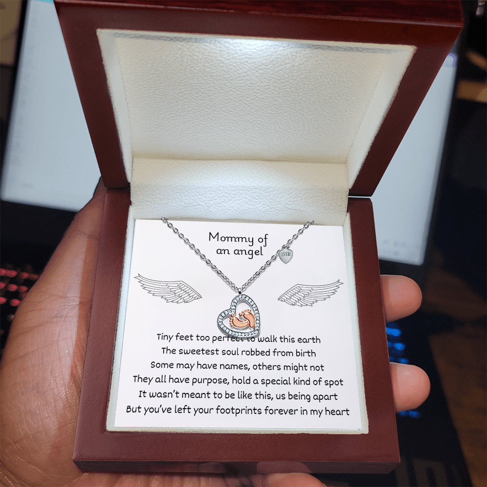 'Forever in my Heart' pendant necklace